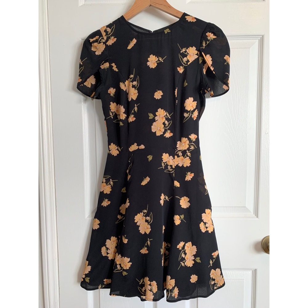 Reformation cap sleeve mini dress